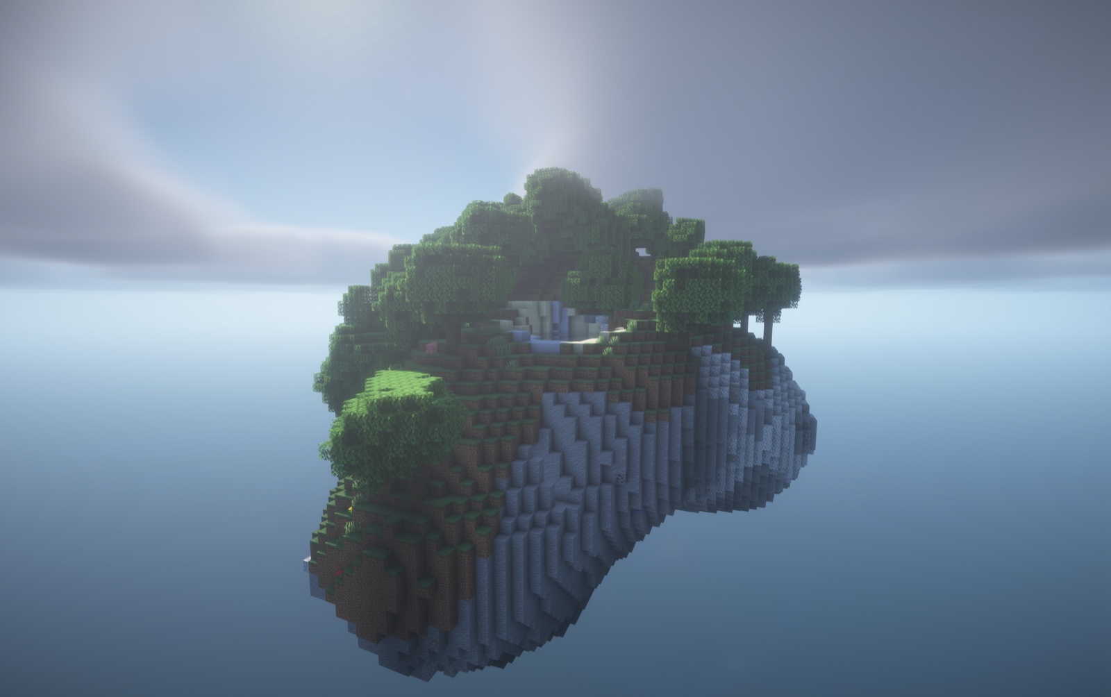 Vorschau einer Skyblock-Inselwelt